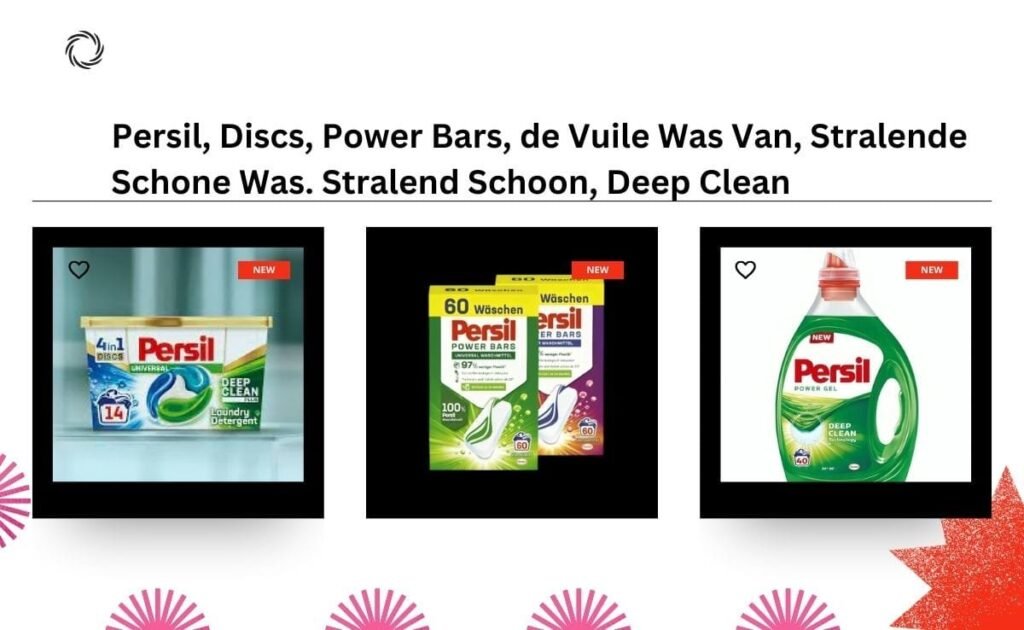 persil, discs, power bars, de vuile was van, stralende schone was. stralend schoon, deep clean