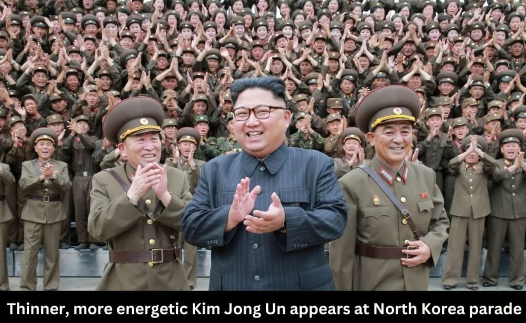 thinner, more energetic kim jong un appears at north korea parade