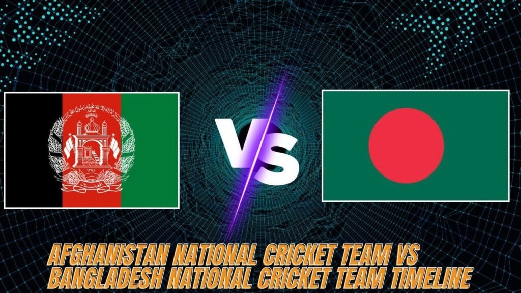 afghanistan national cricket team vs bangladesh national cricket team timeline