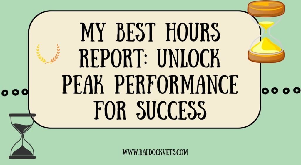 my best hours report