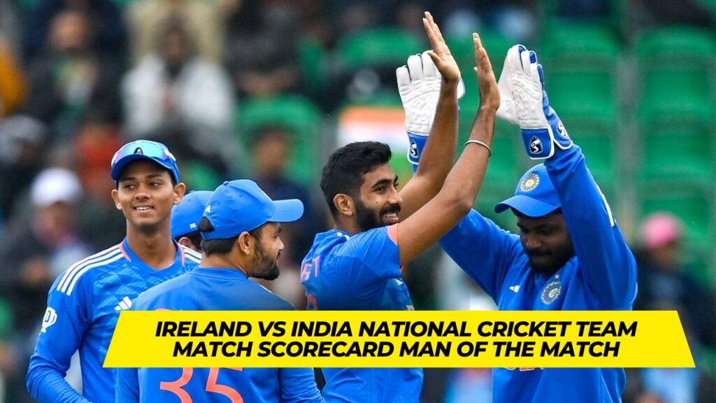 ireland cricket team vs india national cricket team match scorecard
