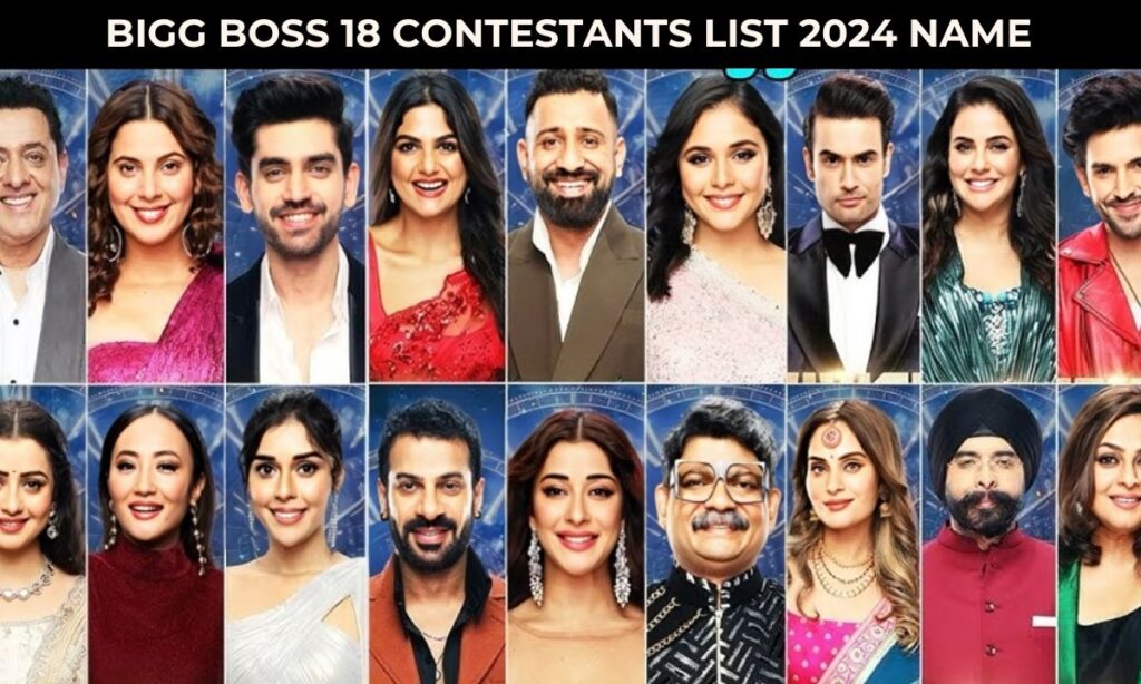 bigg boss 18 contestants list 2024
